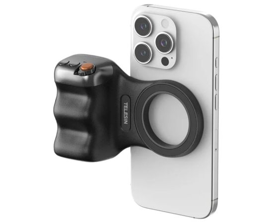 Telesin MagSafe Fun Shot Grip2 Magnetic Holder (Black) Aksesuāri sporta kamerām