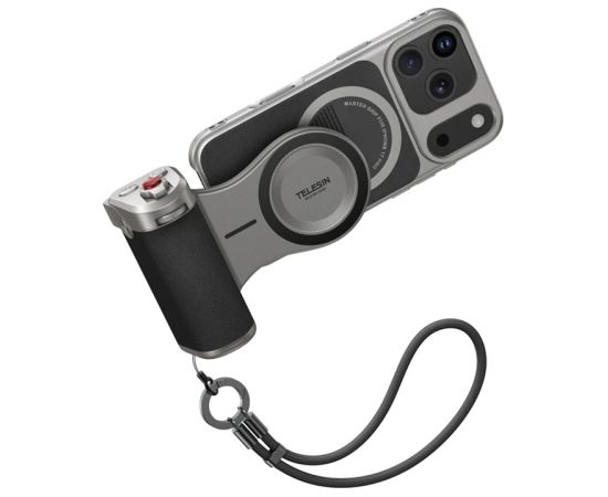 Telesin Master Grip Mount for iPhone 17 Pro Max – Power Bank Sporta kameru aksesuāri
