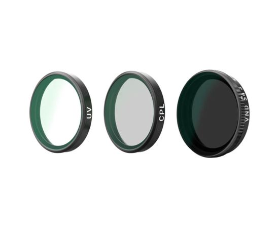 Telesin CPL/VND8/UV filter set for DJI Osmo Action 6 (3 pcs.). Sporta kameru aksesuāri