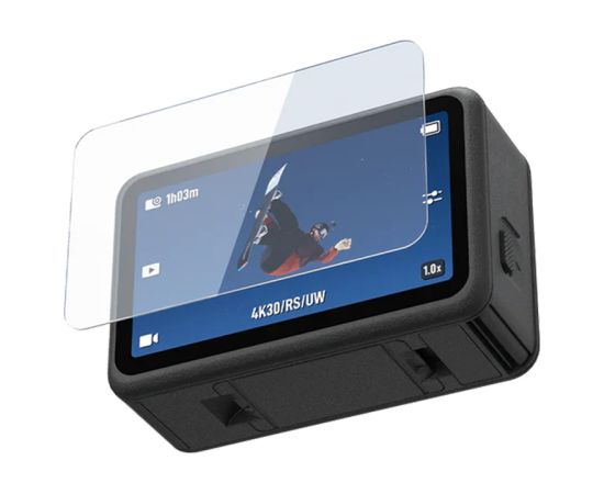 Telesin tempered glass set for DJI Osmo Action 6 ( 2x Lens + screen) Sporta kameru aksesuāri