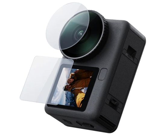 Telesin tempered glass set for DJI Osmo Action 6 (Lens + screen) Aksesuāri sporta kamerām