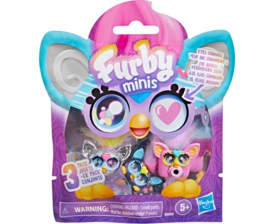 FURBY Rotaļlieta slēgtā iepkojumā Minis, 3 gab. Jaunumi, Bērnu preces