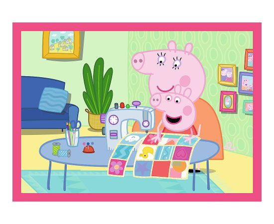 TREFL PEPPA PIG Pužļu komplekts 4in1 Peppa Puzles
