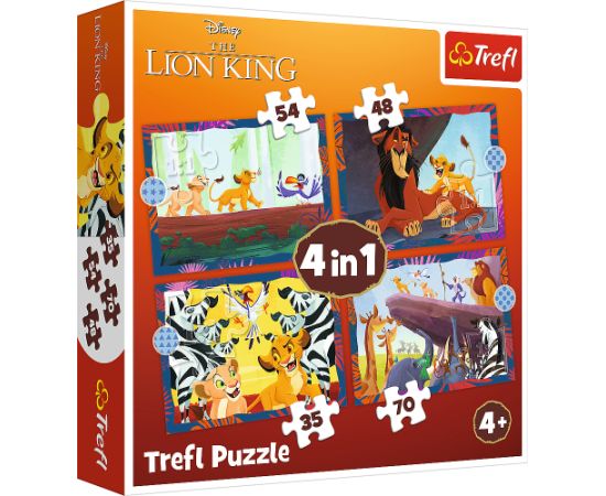 TREFL DISNEY Комплект пазлов 4в1 Король Лев Пазлы