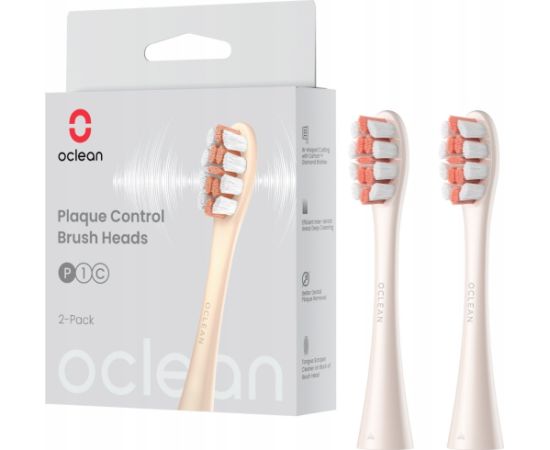 Oclean wymienna ko�c�wka Plaque Control Medium P1C8, z�ote Uzgaļi elektriskajām zobu birstēm