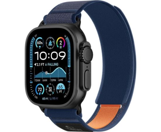 Tech-Protect watch strap Nylon Elite Apple Watch 44/45/46/49mm, navy/orange Smart pūlksteņu aksesuāri