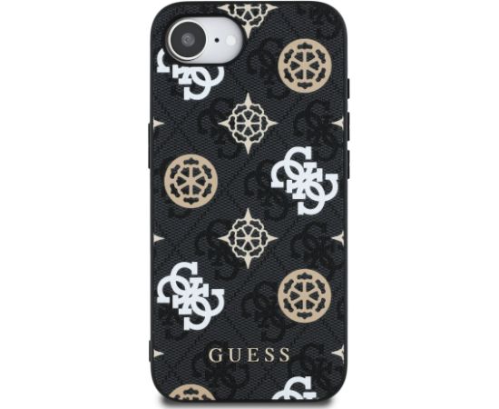 Guess PU 4G Peony MagSafe Case Aizsargapvalks priekš Apple iPhone 16e Neoriģinālie Maciņi