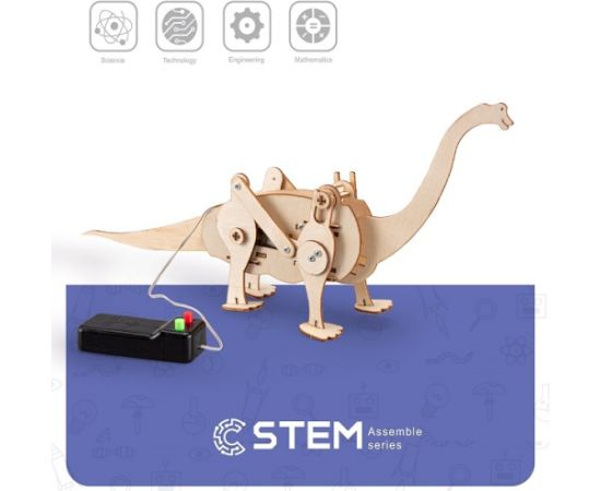 Extradigital Wooden Assembly Kit Robot Brachiosaurus, STEM Educational Toy Конструкторы