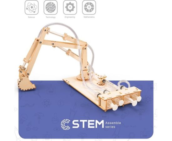 Extradigital Wooden Assembly Kit Excavator, STEM Educational Toy Конструкторы