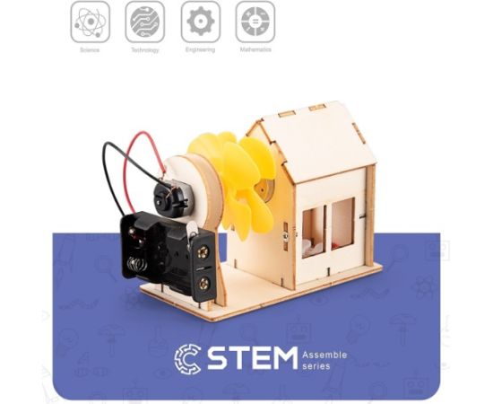 Extradigital Wooden Assembly Kit Tank, STEM Educational Toy Конструкторы