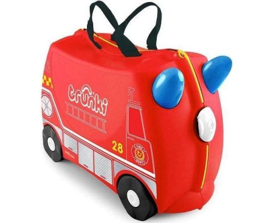 TRUNKI Koferis ar riteņiem Frank the Fire Truck TRU-0254 Ceļojumu somas un čemodāni