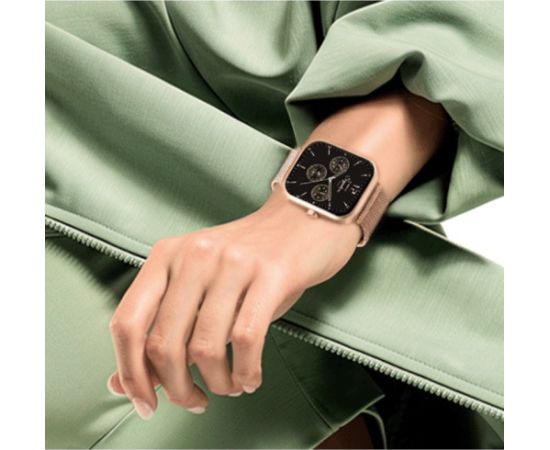 Garett išmanusis laikrodis su lietuvišku meniu Flow Rose Gold Mesh Steel Rokas pulksteņi 