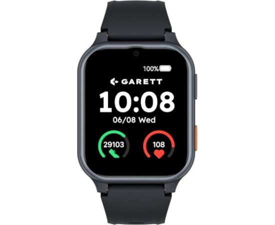 Garett išmanusis laikrodis su lietuvišku meniu Garett Vita 4G black Rokas pulksteņi 