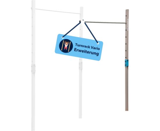 HUDORA Vario Gymnastics Bar Extension Double Bar, Fitness Equipment Blue/Beige Велосипеды