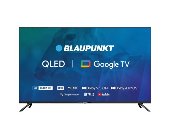 Blaupunkt QLED TV 50QBG6000S 50 Smart TV Google TV UHD Black Телевизоры