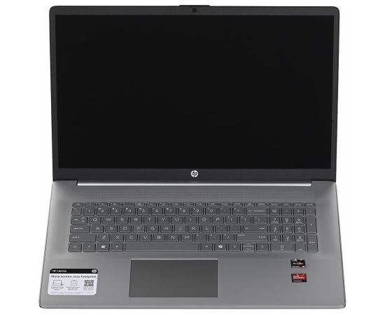 HP 17-CP2025D Ryzen 5 7520U 17.3"FHD IPS 8GB SSD512 BT Win11 Natural Silver (REPACK) 2Y Portatīvie datori