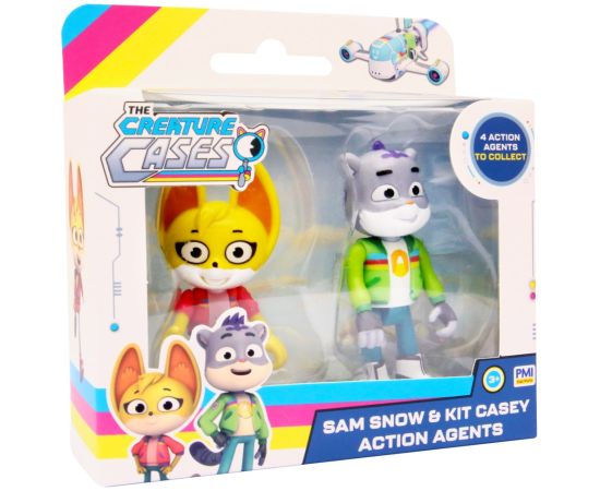 P.m.i. Kids World CREATURE CASES S1 ACTION AGENTS 7,5 CM - 2 PACK (ASSORTMENT) Figūriņas un varoņi