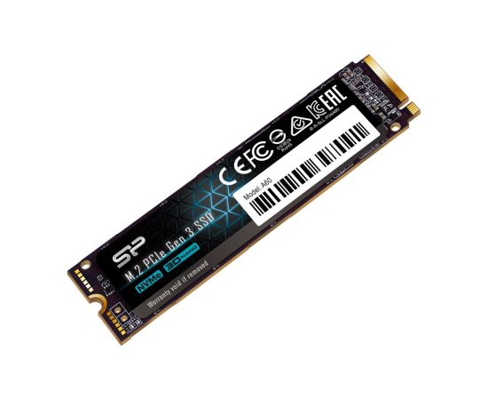SSD Silicon Power A60 128GB M.2 PCIe NVMe Gen3x4 Жесткие диски (SSD)