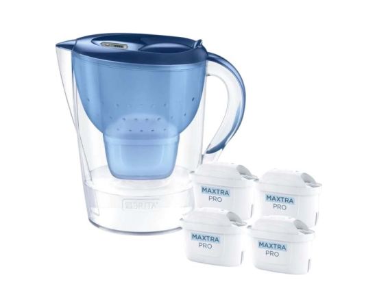 Dzbanek filtrujący Brita Marella+4wkłady MaxtraProPP (2,4l; niebieski) Citi trauki