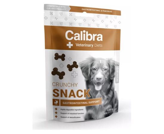 CALIBRA VD DOG CRUNCHY SNACK GASTROINTESTINAL 120G Suņu barība