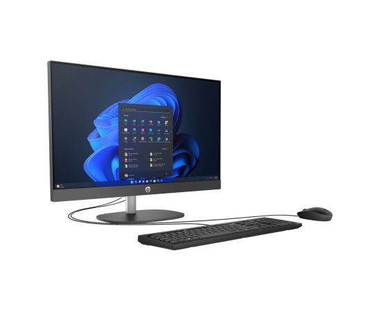 HP ProOne 245 G10 AiO Ryzen 7 77730U 23.8"FHD IPS 250nits AG 16GB DDR4 3200 SSD512 Radeon Vega 8 Kb+Mouse Cam 5Mpx + IR W11Pro Black 3Y OnSite All In One Datori (AIO)