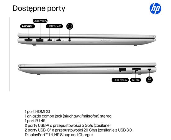 HP ProBook 4 G1i Ultra 7 255U 16"WUXGA IPS 300nits AG 16GB DDR5 5600 SSD512 Arc Cam1080p 56Wh W11Pro Portatīvie datori