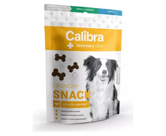 CALIBRA VD DOG CRUNCHY SNACK VITALITY SUPPORT 120G Suņu barība