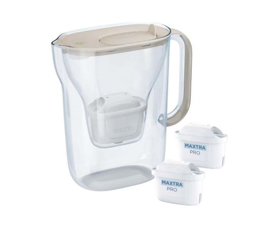 Dzbanek filtrujący Brita Style Essential+2 wkłady MaxtraPro PP (2,4l; piaskowy) Citi trauki
