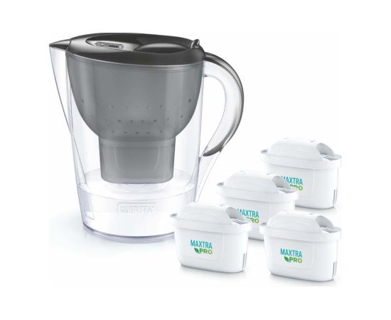 Dzbanek filtrujący Brita Marella+4 wkłady MaxtraPro PP (2,4l; grafitowy) Citi trauki