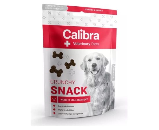 CALIBRA VD DOG CRUNCHY SNACK WEIGHT MANAGEMENT 120G Suņu barība
