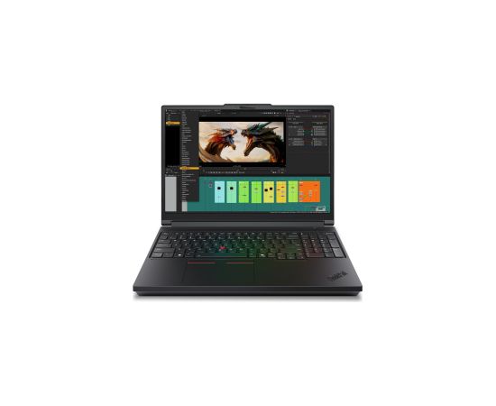 Lenovo ThinkPad P16 Gen 3 MOBILE WORKSTATION Core™ Ultra 7 255HX 1TB SSD 32GB 16" (3840x2400) WIN11 Pro NVIDIA® RTX PRO™ 2000 8192MB Blackwell BLACK Backlit Keyboard FP Reader 1 YW / 21RQ001TUS Portatīvie datori