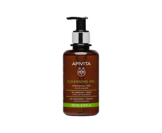 Apivita Cleansing Gel Purifying Face Gel - Čistící gel pro mastnou a smíšenou pleť 200ml Духи и косметика