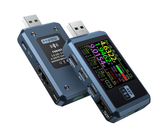 FNIRSI FNB48P BT USB port tester with Bluetooth Testeri un mērierīces