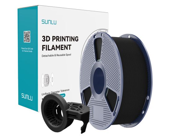 Sunlu PETG High-Speed Matte Filament (Black) 3D Printeri un lāzergravētāji