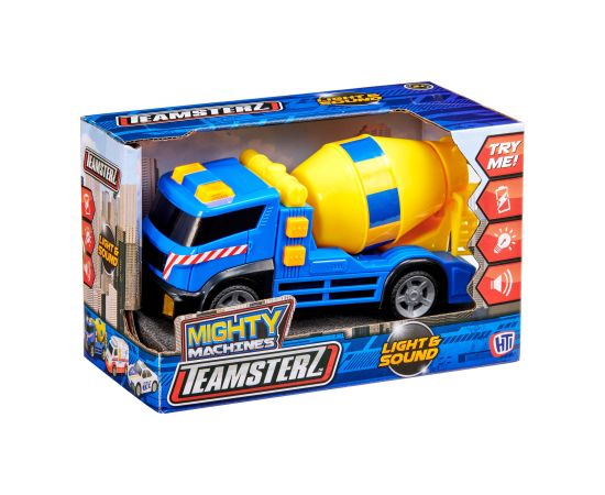 TEAMSTERZ Mighty Machines бетономешалка со светом и звуком, 12,5 см Машины и аксессуары