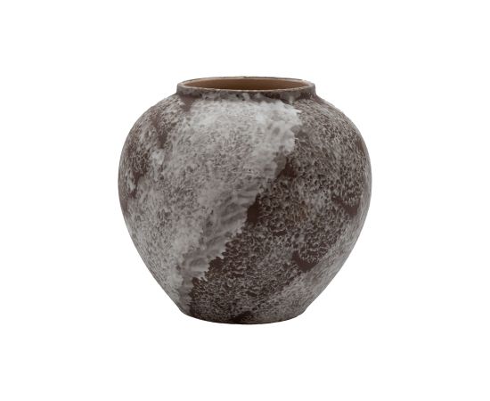 Vase TITAN STONE D20xH20cm, beige/brown Новости, мебель, дом