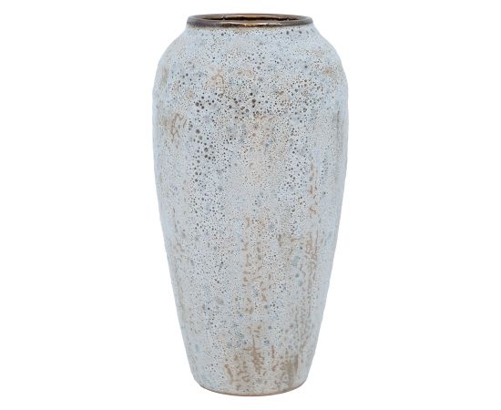 Vase TITAN STONE D17xH33cm, beige Новости, мебель, дом