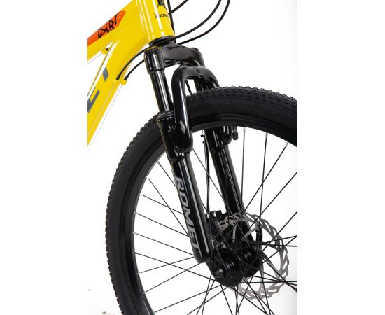 Bērnu velosipēds ROMET Rambler DIRT 24, dzelteni oranžs Bērnu velosipēdi
