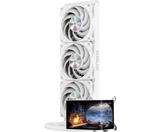 Chłodzenie wodne Krux HydroArc 360 White (KRXE011) Procesoru dzesēšana