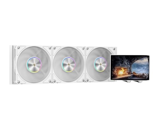 Chłodzenie wodne Krux HydroArc 360 White (KRXE011) Procesoru dzesēšana