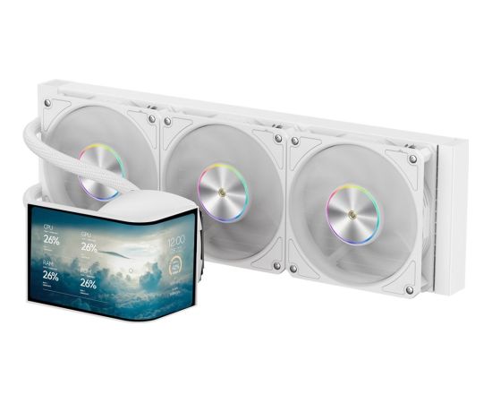 Chłodzenie wodne Krux HydroArc 360 White (KRXE011) Procesoru dzesēšana