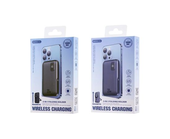 External battery Power Bank Remax RPP-695 15W MagSafe 10000mAh grey Power Banks