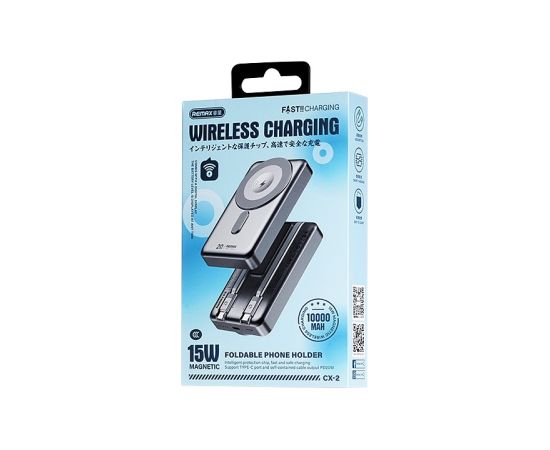 External battery Power Bank Remax CX-2 15W MagSafe 10000mAh grey Power Banks