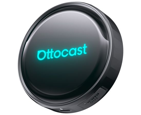 Ottocast OTTOAIBOX P3 Pro Android Wireless Adapter Auto FM Transmiteri un Carplay ierīces