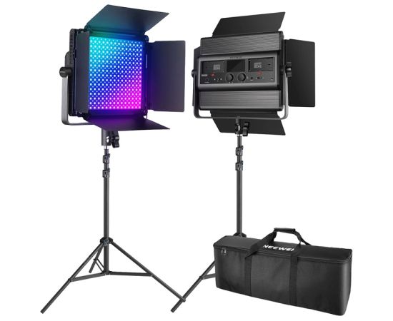 LED Video Light Neewer 2 pack 1200RGB 60W V4 фото-студия