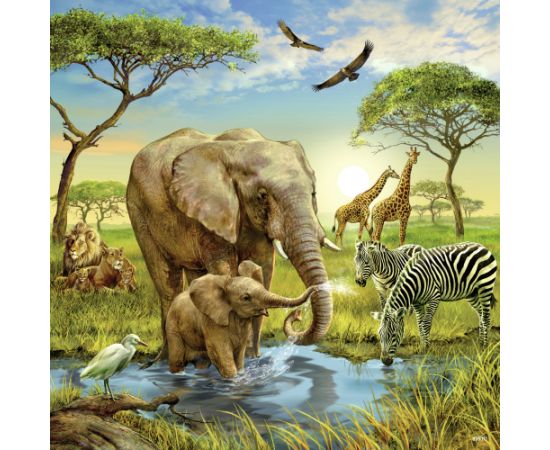 Ravensburger Puzzle 3x49 pc World Animals Пазлы