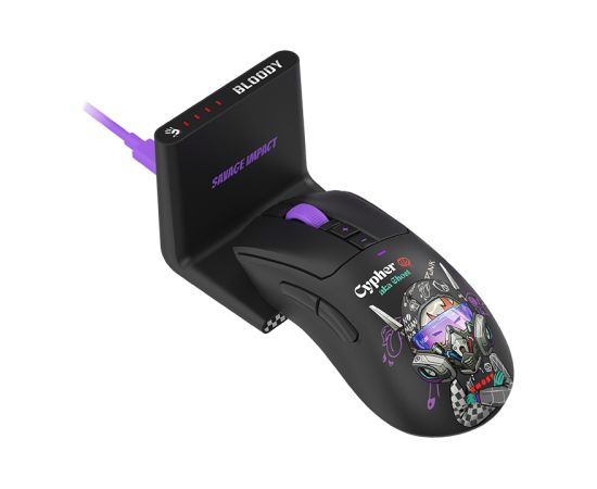A4Tech 47744 Bloody R73 Ultra Duo Cypher Ghost Peles, ievadierīces
