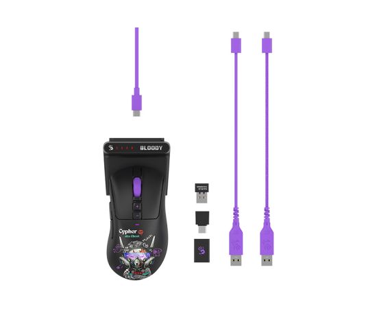 A4Tech 47744 Bloody R73 Ultra Duo Cypher Ghost Peles, ievadierīces