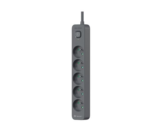 Tracer 47813 Super Line+ Graphite 1.5m (5 outlets ) Strāvas pagarinātāji