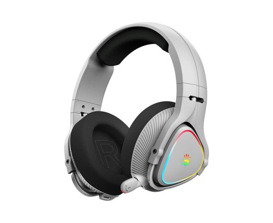 A4Tech 47752 Bloody MR710 RGB Gaming Wireless Headset, Grey Наушники